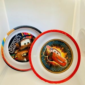ZAK Disney Pixar Set of 2 Melamine Plastic Bowls
